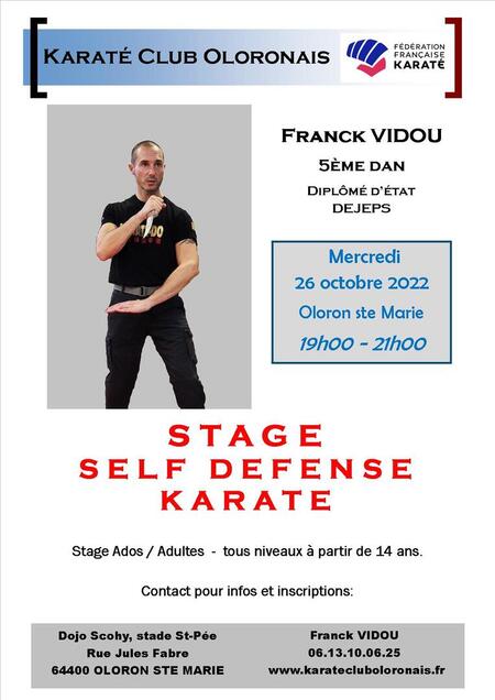 Self d&eacute;fense Karat&eacute;